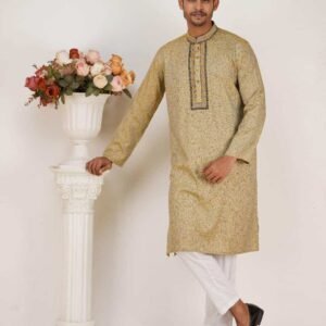 Embroidery Design Panjabi   | SLIM FIT